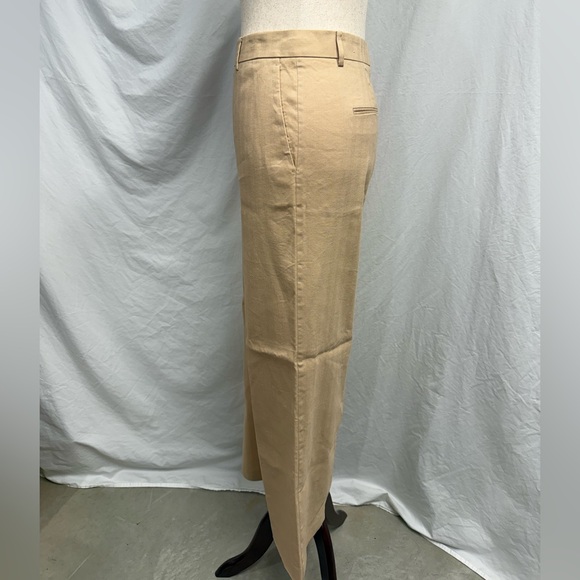 Ann Taylor Wide Leg Biscuit Color Pants - Picture 3 of 10
